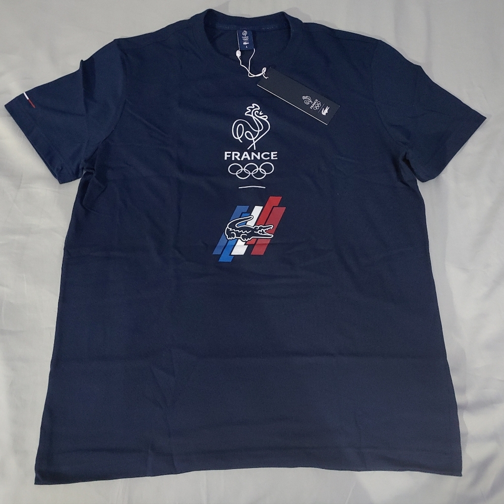 Lacoste France Olympics t-shirt Size SMALL